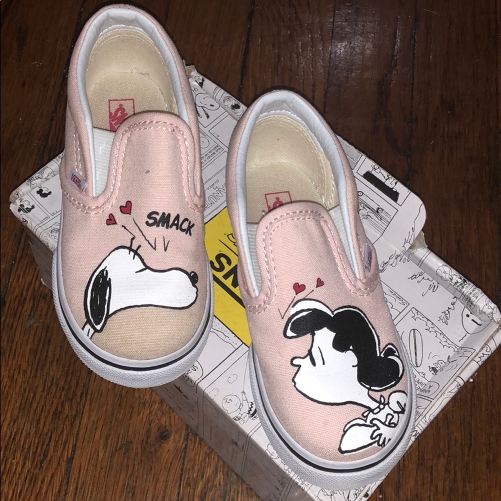 Toddler Vans Classic Slip Ons (Peanuts Edition)